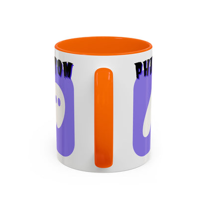 Phantom Hot Wallet White Accent Mug by cypherpunkgear.com
