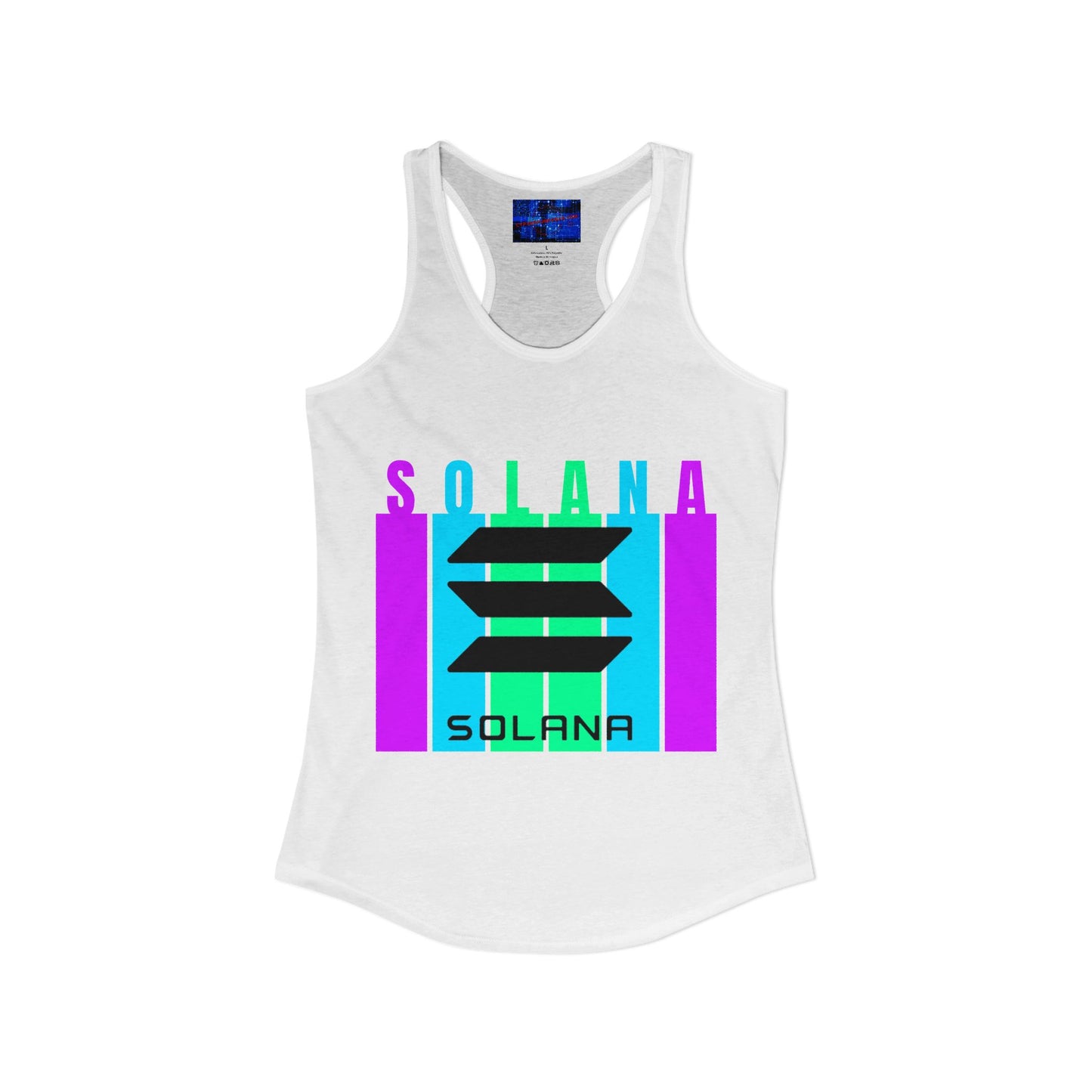 Solana (SOL) Freedom Women's Racerback Tank Top by cypherpunkgear.com