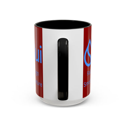 SUI Red Accent Mug by cypherpunkgear.com