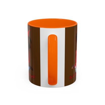 Is it Samhain yet? Brown Accent Mug by CreepyCrafts.boo