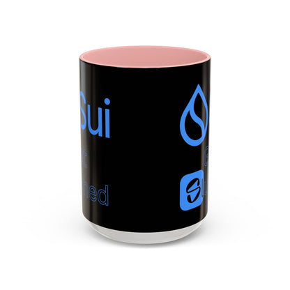 Sui: Get Slushed Black Accent Mug by cypherpunkgear.com