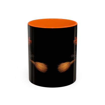 Hazel Hex Black Accent Mug by CreepyCrafts.boo