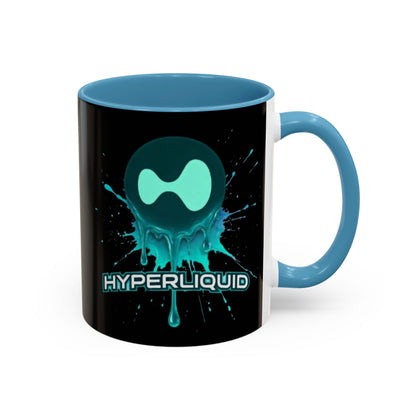 HYPE Drip Black Accent Mug by cypherpunkgear.com