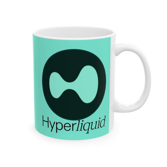Hyperliquid Black font Light Hyperliquid Mug by cypherpunkgear.com