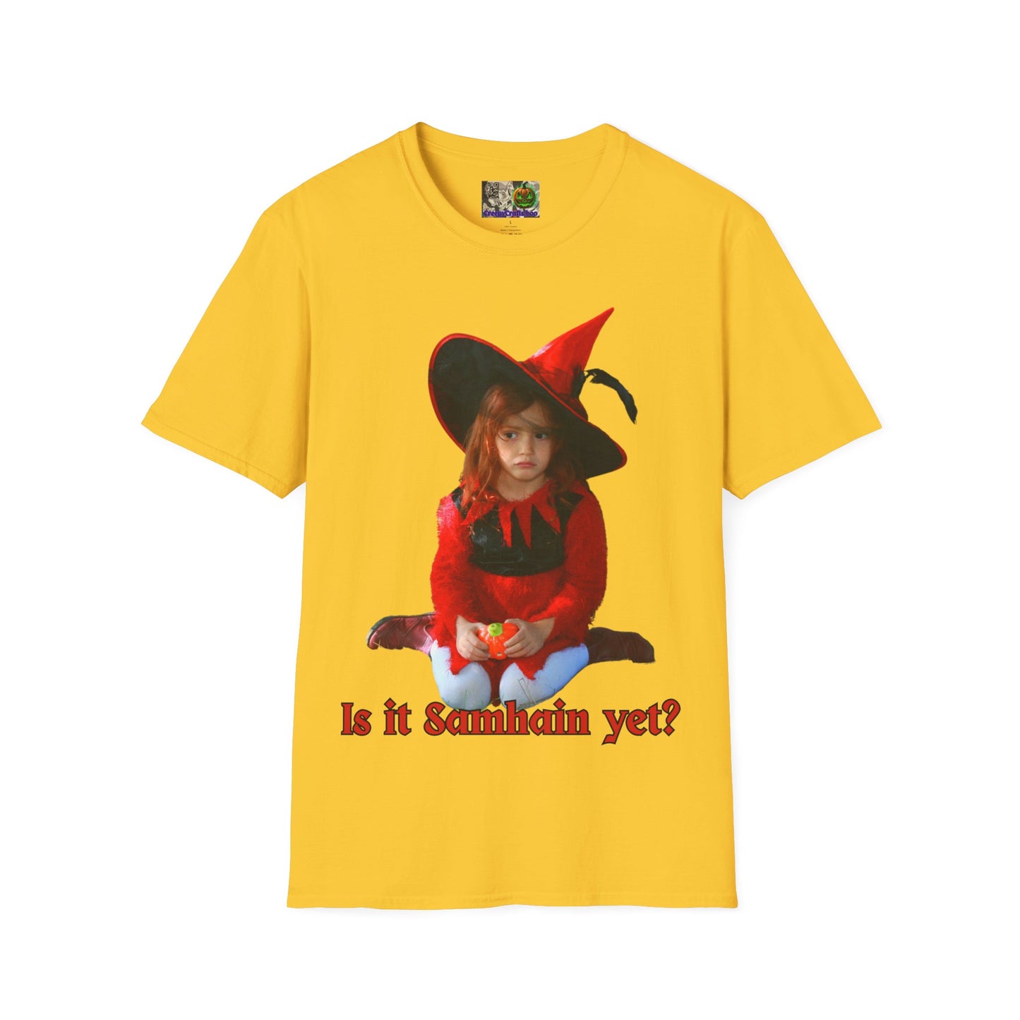 Is it Samhain yet? LTcolors Unisex T-Shirt by CreepyCrafts.boo