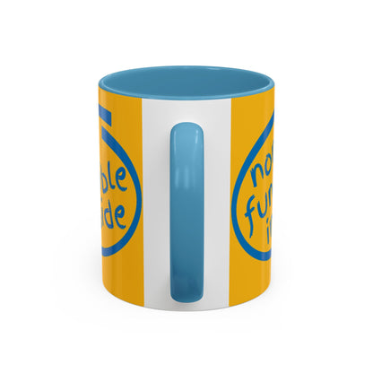 Non-Fungible Inside Yellow Accent Mug by cypherpunkgear.com