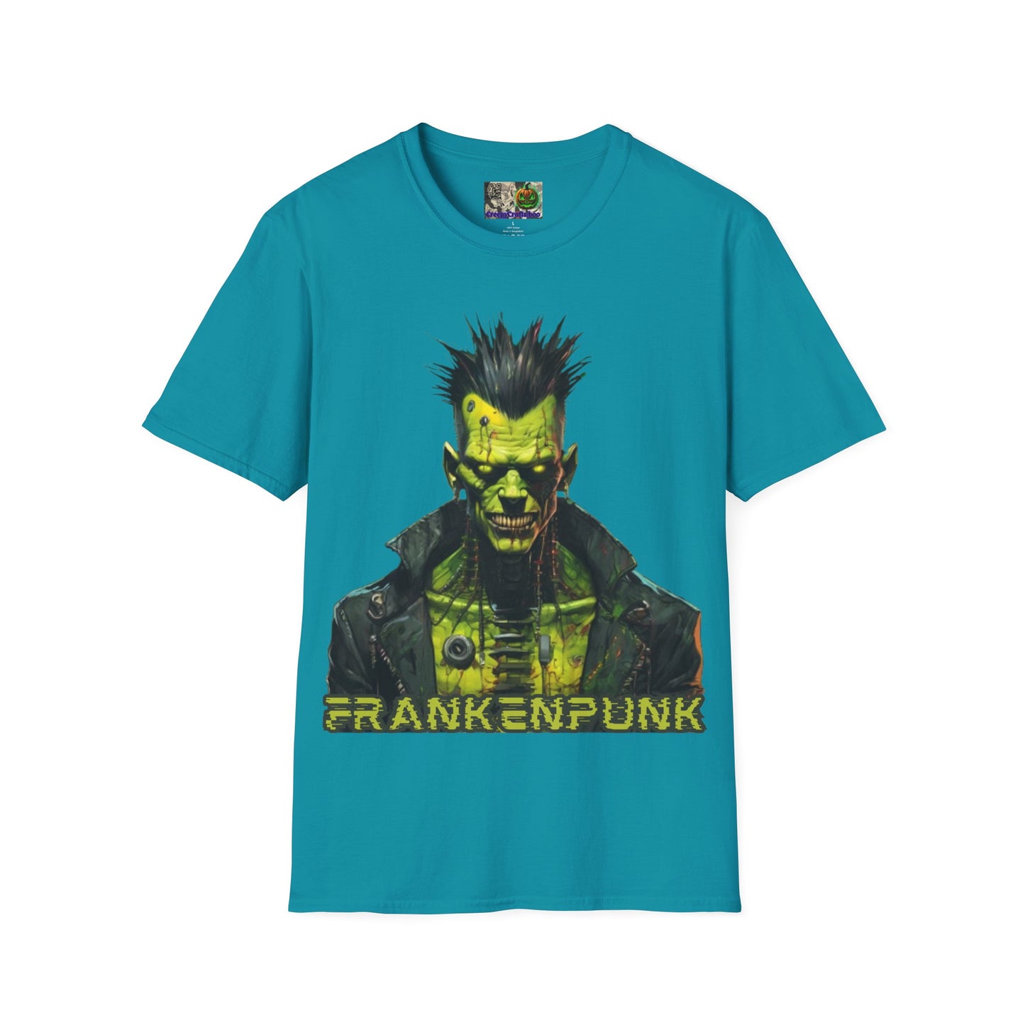 Frankenpunk Dark colors Unisex T-Shirt by CreepyCrafts.boo