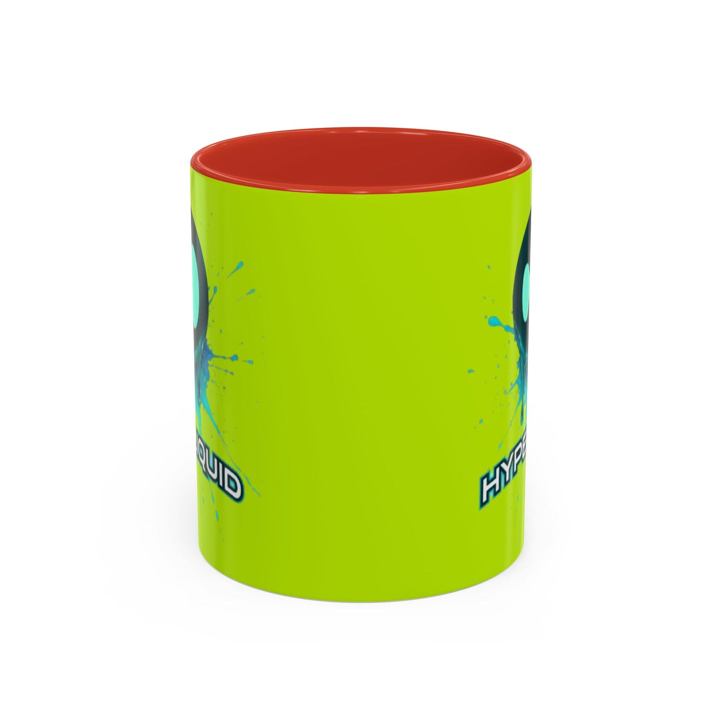 HYPE Drip Yellow Accent Mug by cypherpunkgear.com