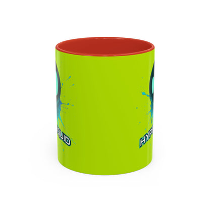 HYPE Drip Yellow Accent Mug by cypherpunkgear.com