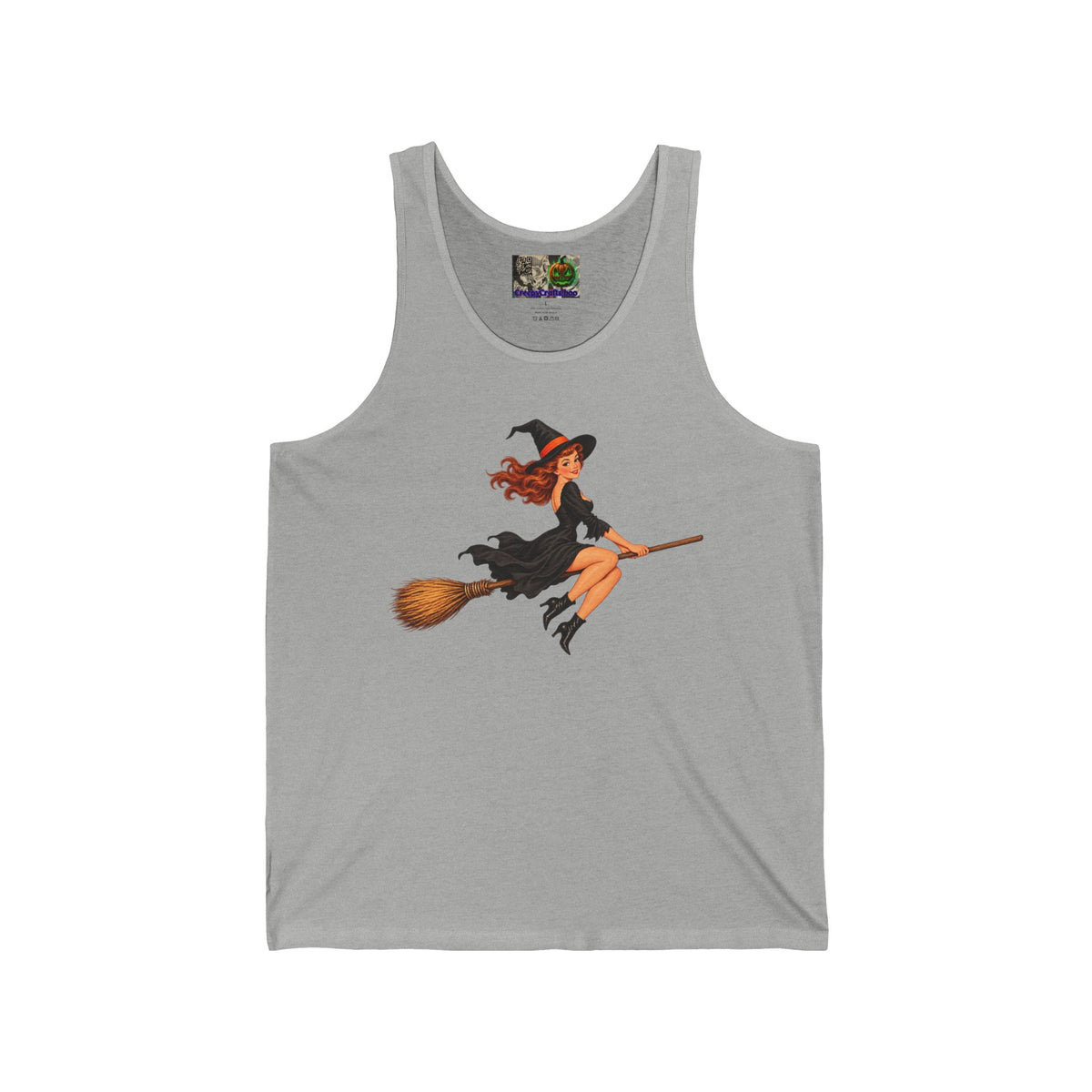 Hazel Hex Unisex Jersey Tank Top by CreepyCrafts.boo