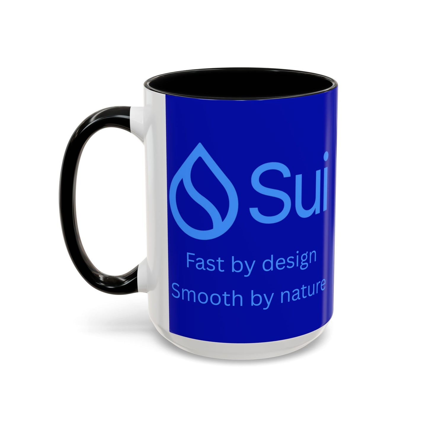 SUI Dark Blue Accent Mug by cypherpunkgear.com