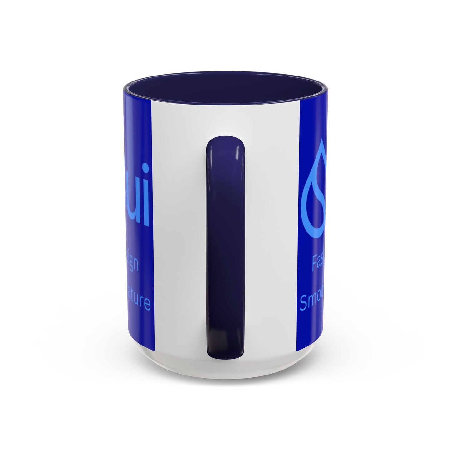 SUI Dark Blue Accent Mug by cypherpunkgear.com