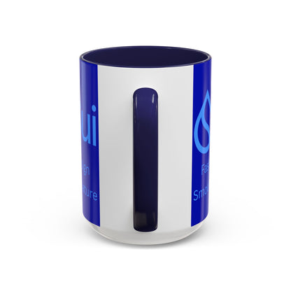 SUI Dark Blue Accent Mug by cypherpunkgear.com