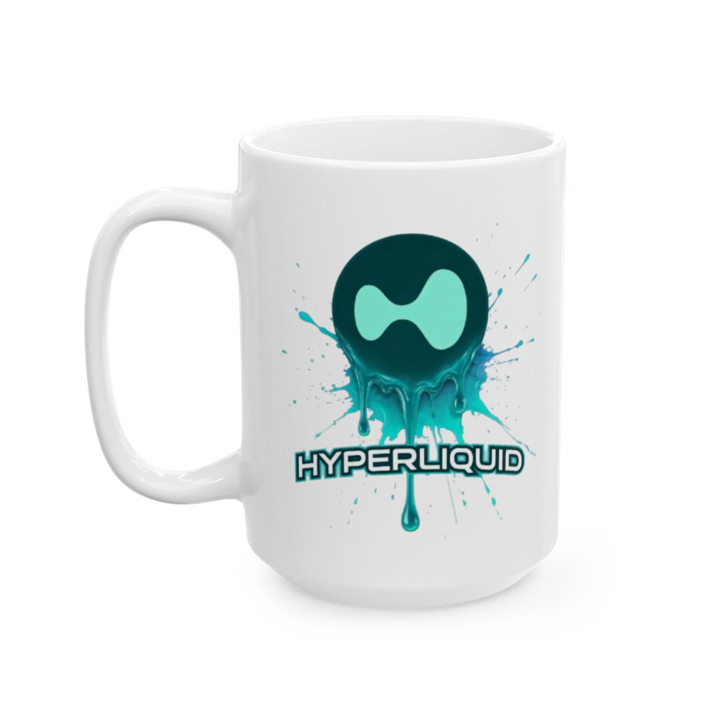 HYPE Drip White Mug by cypherpunkgear.com
