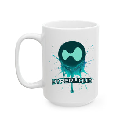 HYPE Drip White Mug by cypherpunkgear.com