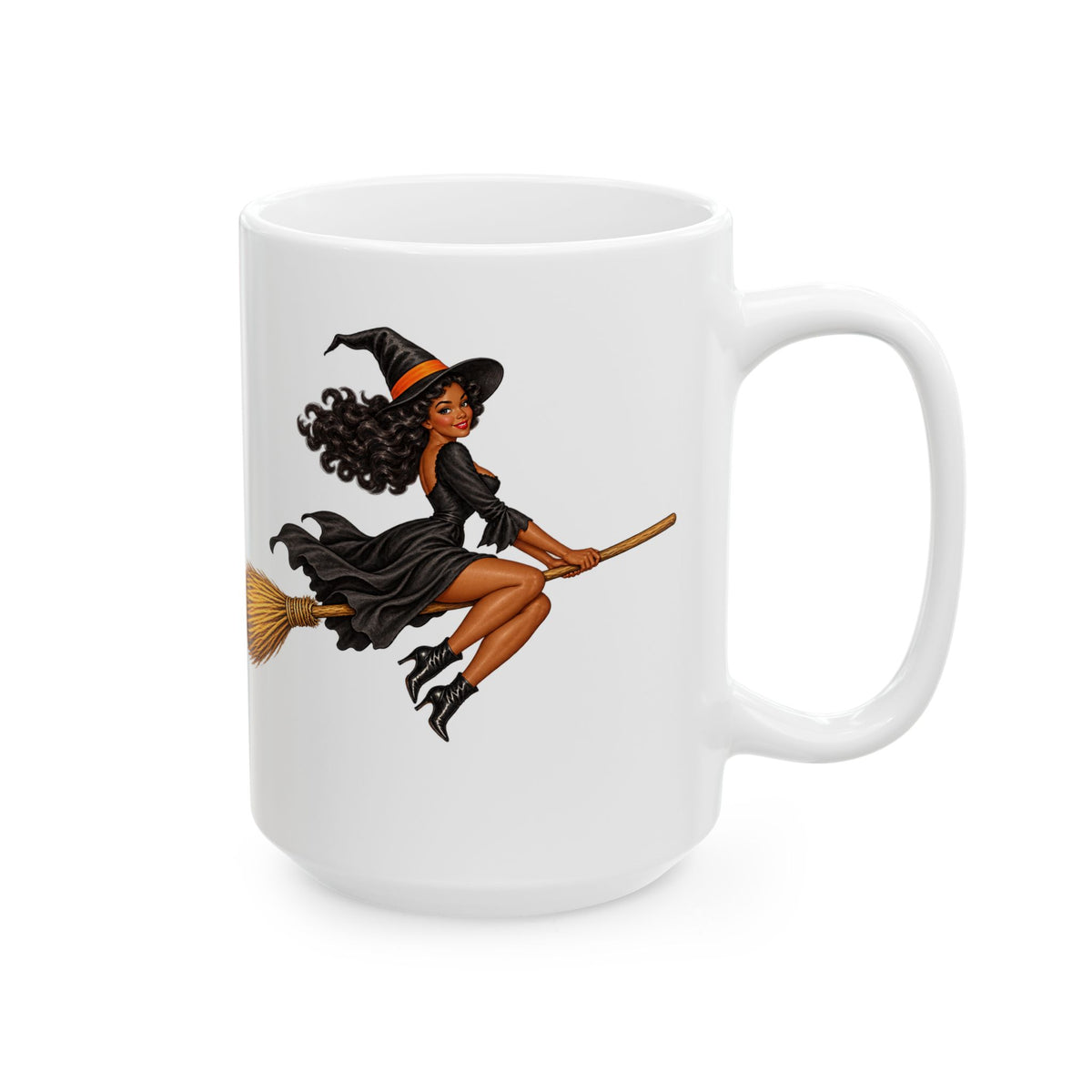 Velvet Vex White Mug by CreepyCrafts.boo