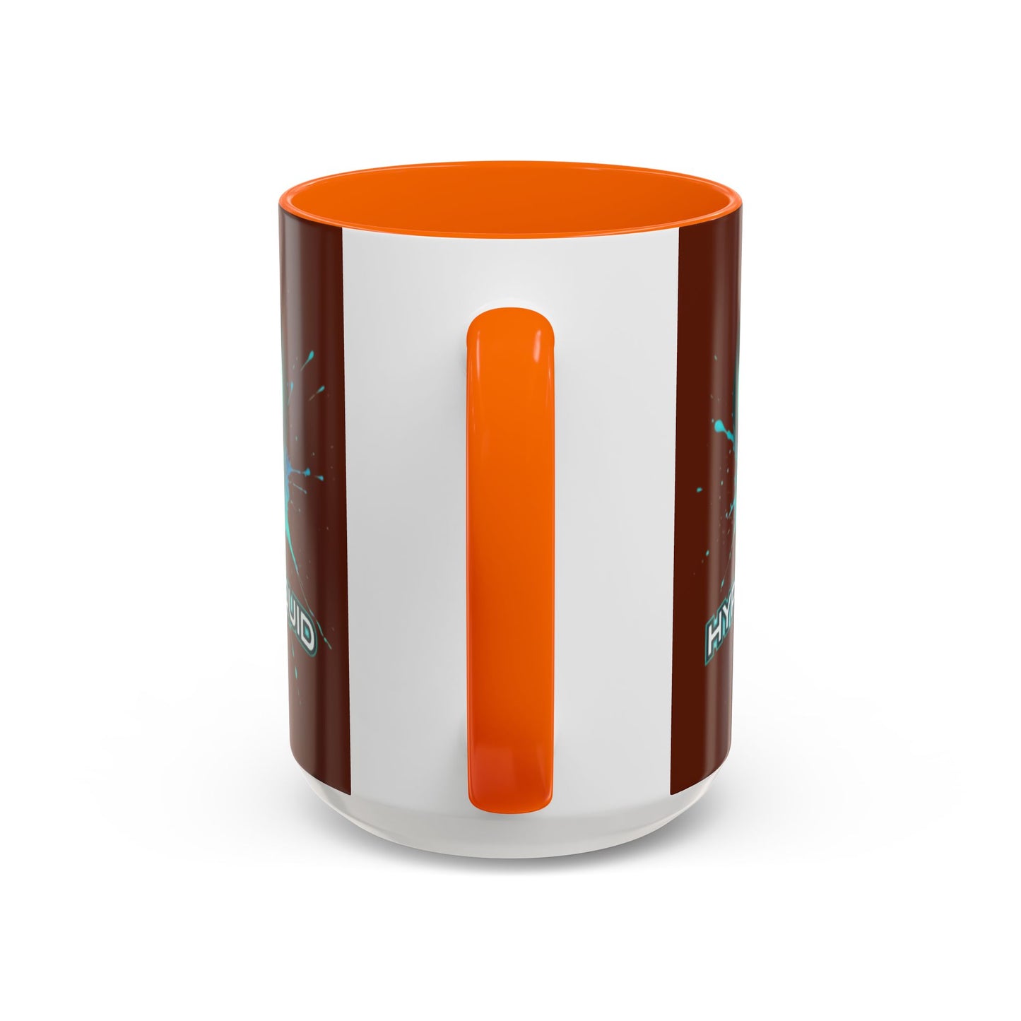 HYPE Drip Brown Accent Mug by cypherpunkgear.com