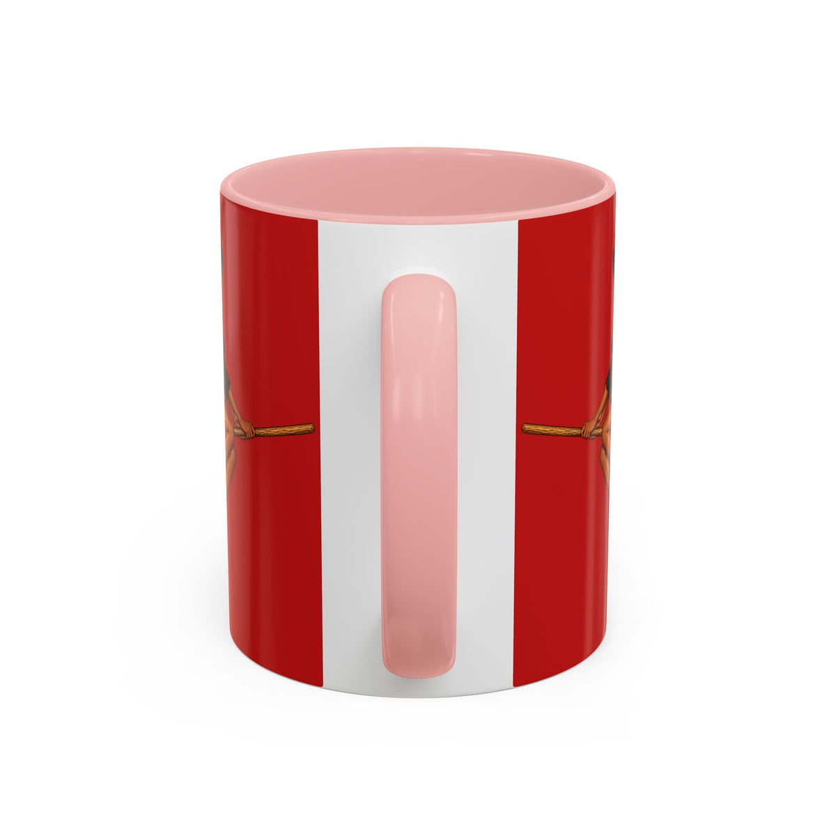 Velvet Vex Red Accent Mug by CreepyCrafts.boo