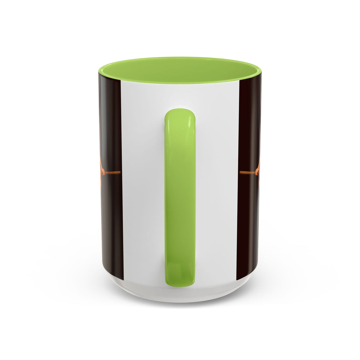 Hazel Hex Brown Accent Mug by CreepyCrafts.boo