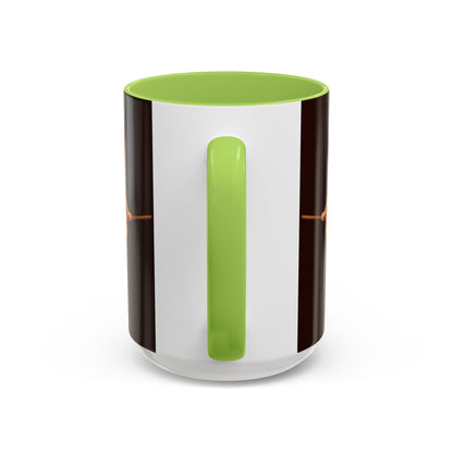 Hazel Hex Brown Accent Mug by CreepyCrafts.boo