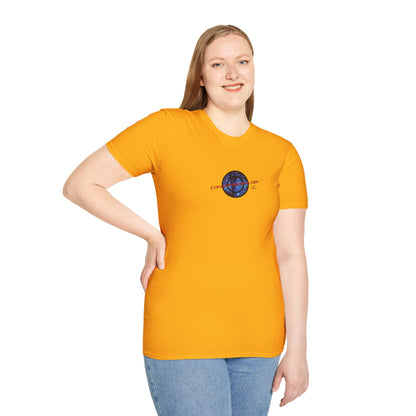 2-sided, cypherpunkgear.com logo Light colors Unisex T-Shirt by cypherpunkgear.com