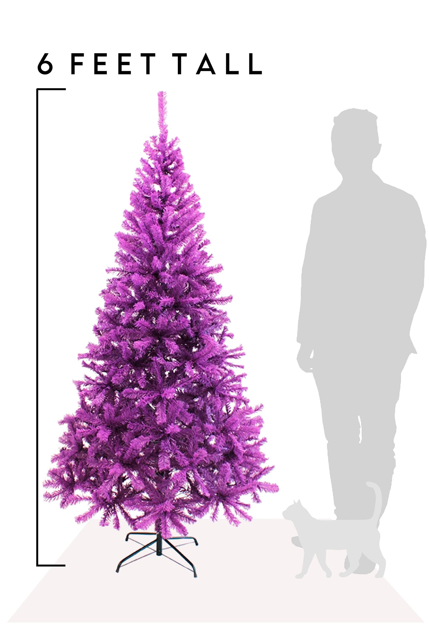 Purple Canadian Pine Christmas Tree