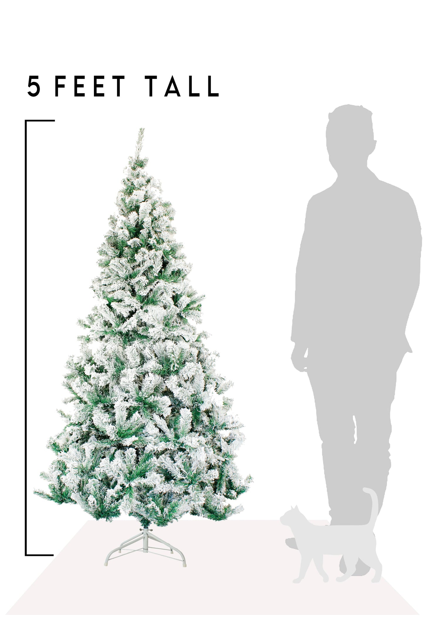 Perfect Holiday Snow Flocked Christmas Tree