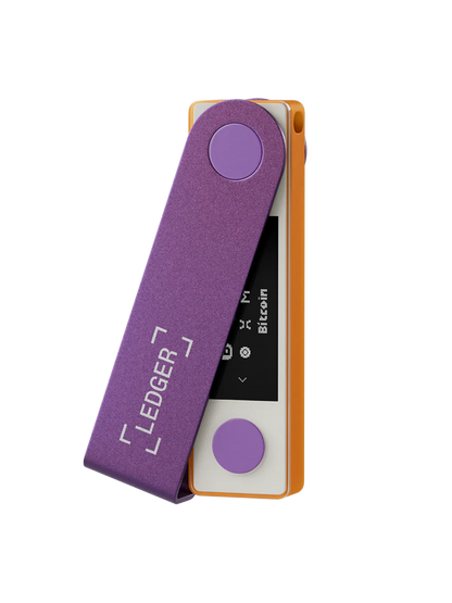 Ledger Nano X Hardware Wallet  Purple - Orange - Black