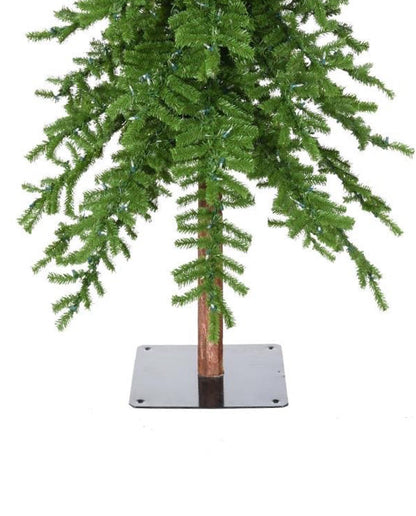Whimsical Curved Top Green Christmas Tree - Perfect Holiday Bendable Artificial Tree