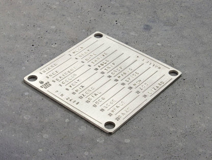 Stamp Seed Titanium Seed Plate