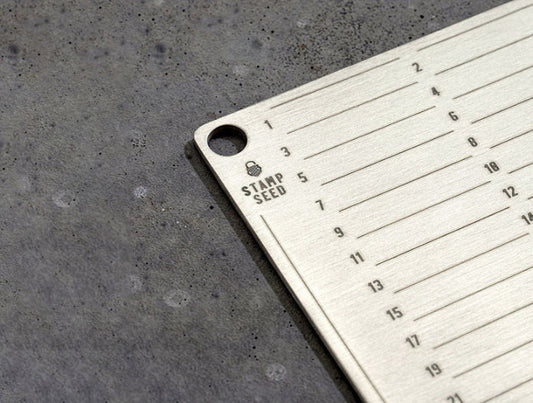 Stamp Seed Titanium Seed Plate