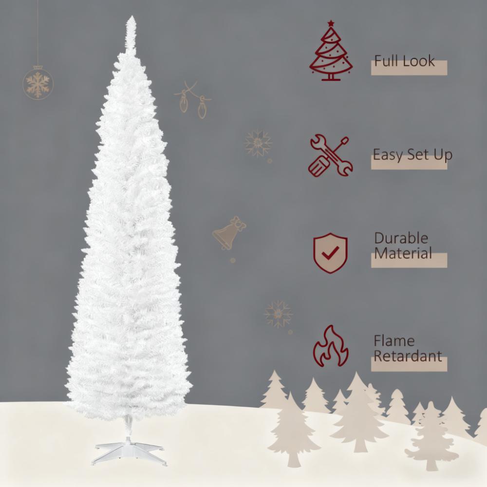 Slim Xmas Tree, Artificial Pencil Christmas Tree