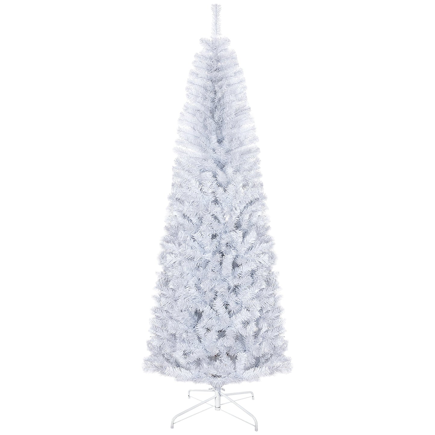 HOMCOM 7ft Pencil Christmas Tree