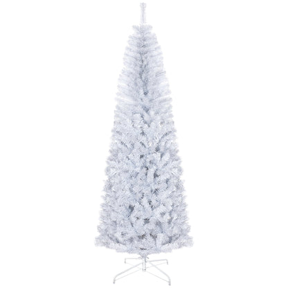 HOMCOM 7ft Pencil Christmas Tree