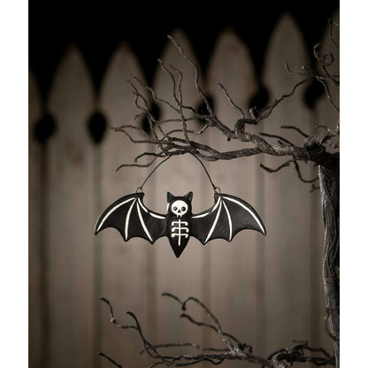 Batty Skeleton Ornament | Halloween Decor | Bethany Lowe