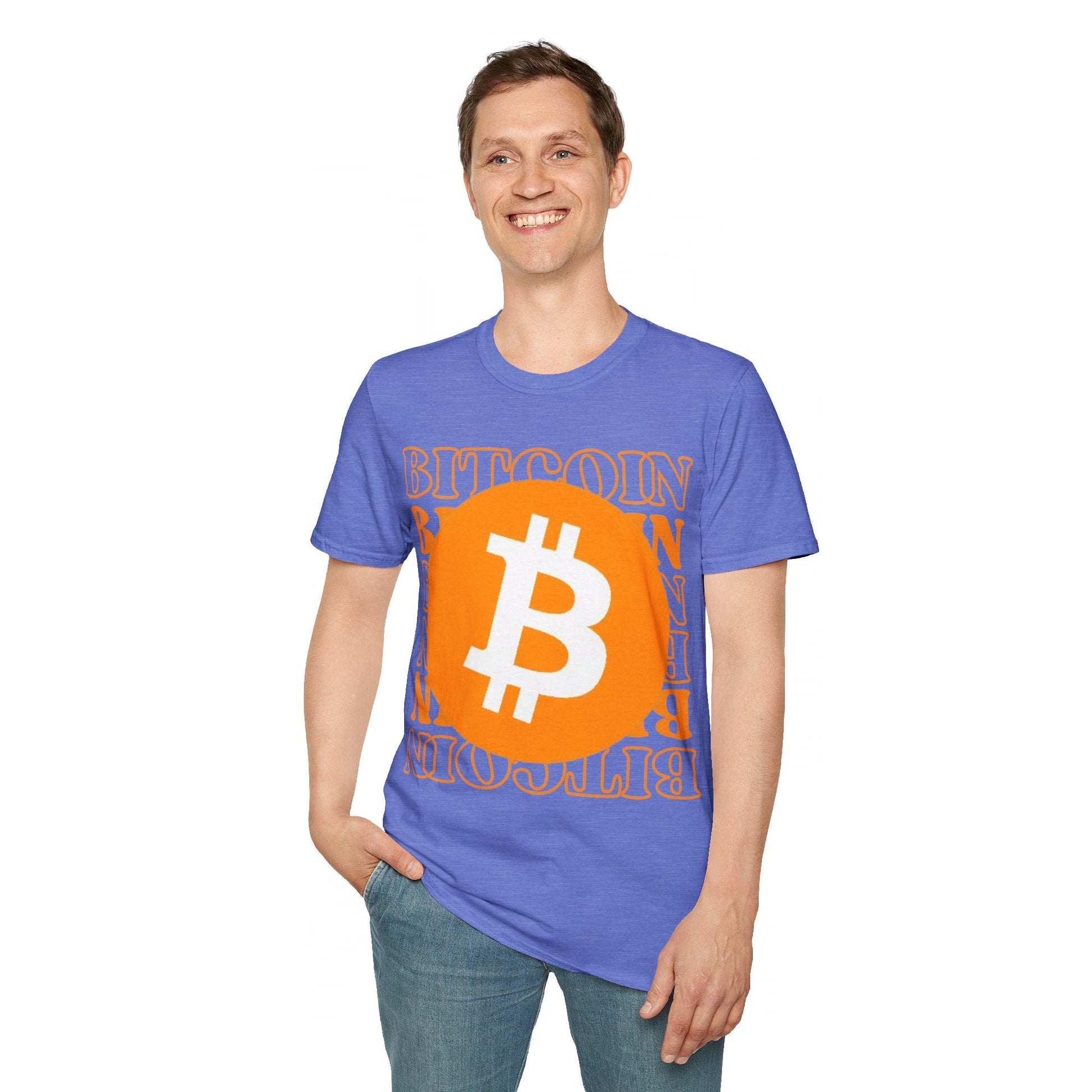 Bitcoin Bitcoin Bitcoin (BTC) LTcolors Unisex T-Shirt by cypherpunkgear – cypherpunkgear.com | Cypherpunk Merch