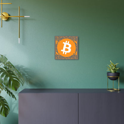 Bitcoin Bitcoin Bitcoin (BTC) Metal Art Sign by cypherpunkgear – cypherpunkgear.com | Cypherpunk Merch