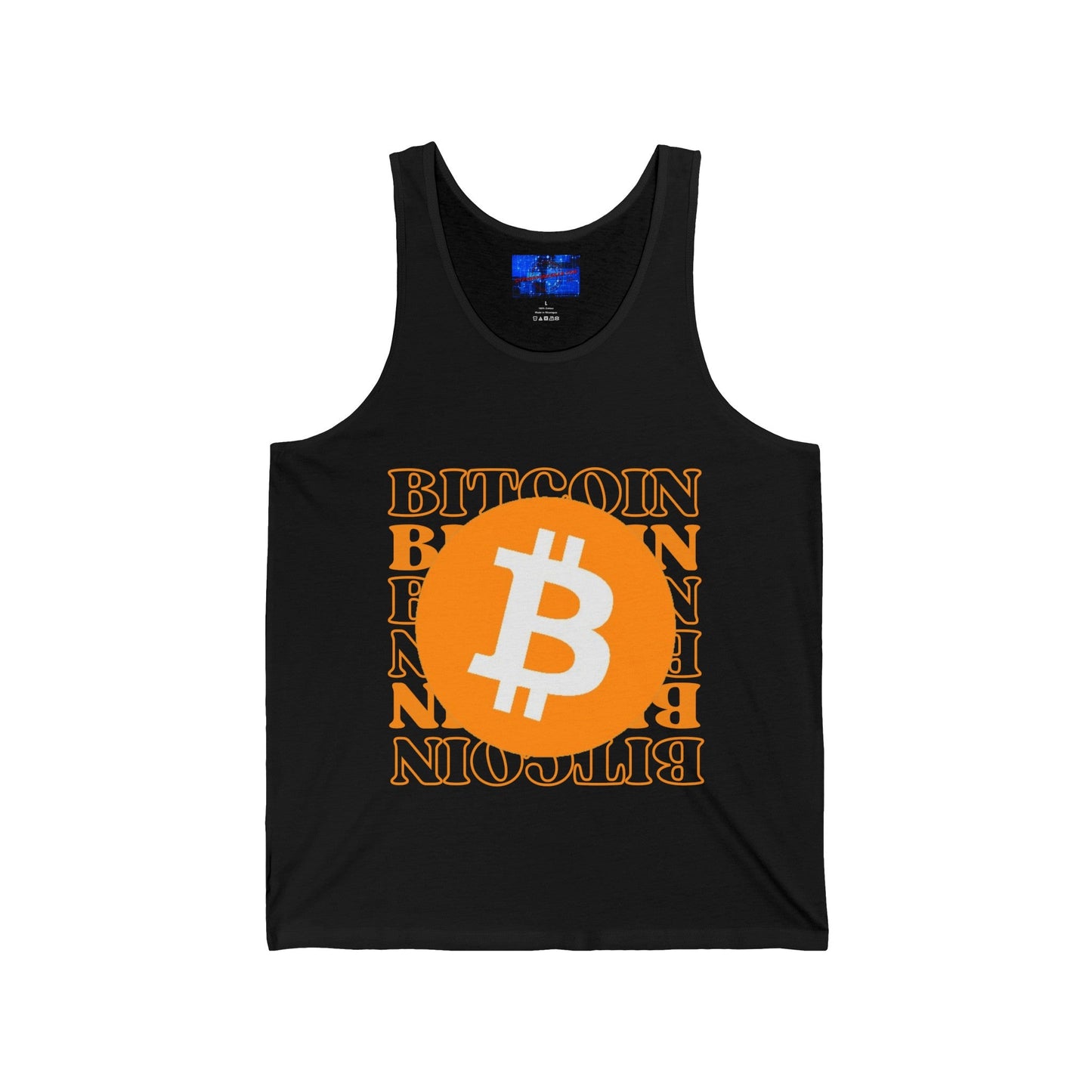 Bitcoin Bitcoin Bitcoin (BTC) Unisex Jersey Tank Top by cypherpunkgear – cypherpunkgear.com | Cypherpunk Merch