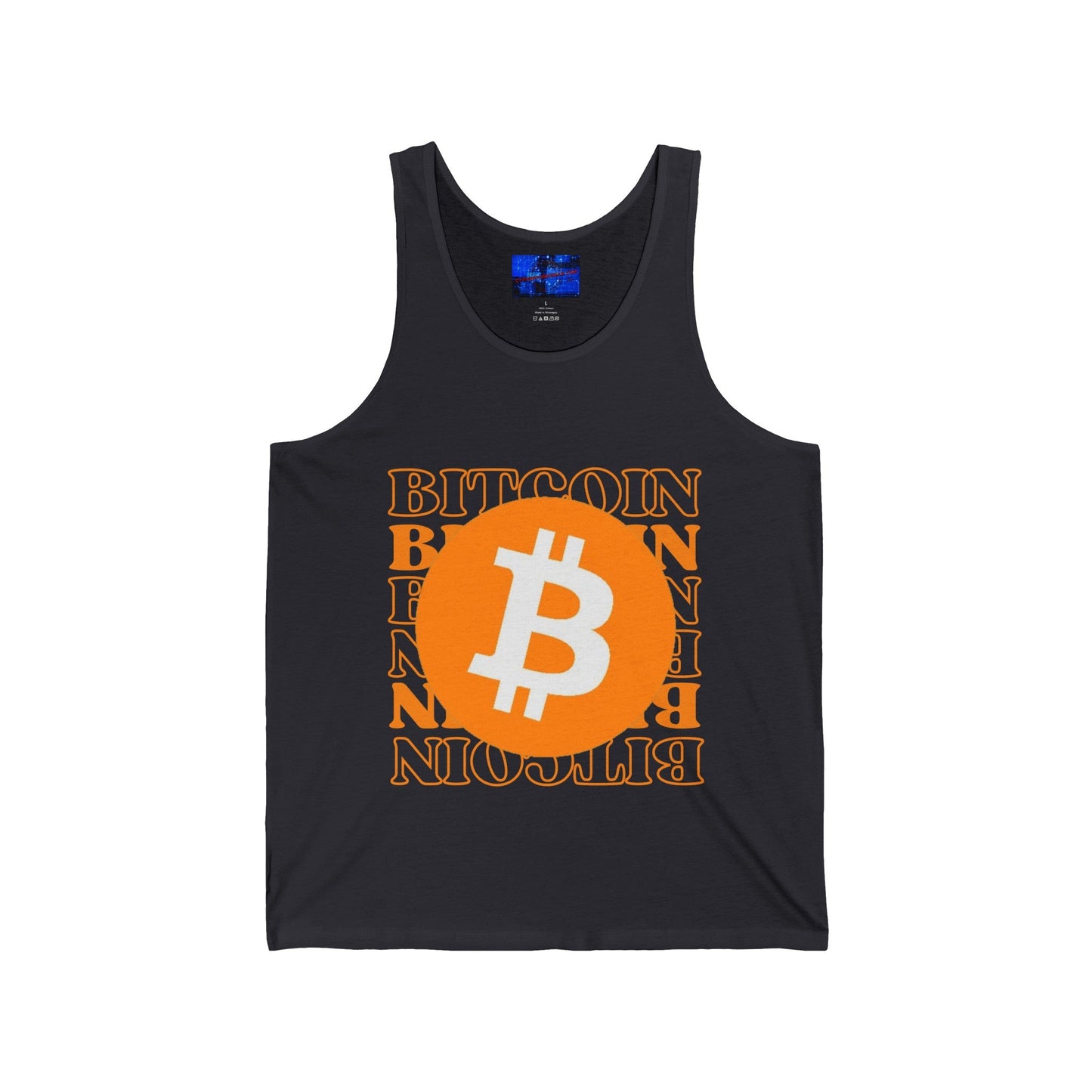 Bitcoin Bitcoin Bitcoin (BTC) Unisex Jersey Tank Top by cypherpunkgear – cypherpunkgear.com | Cypherpunk Merch