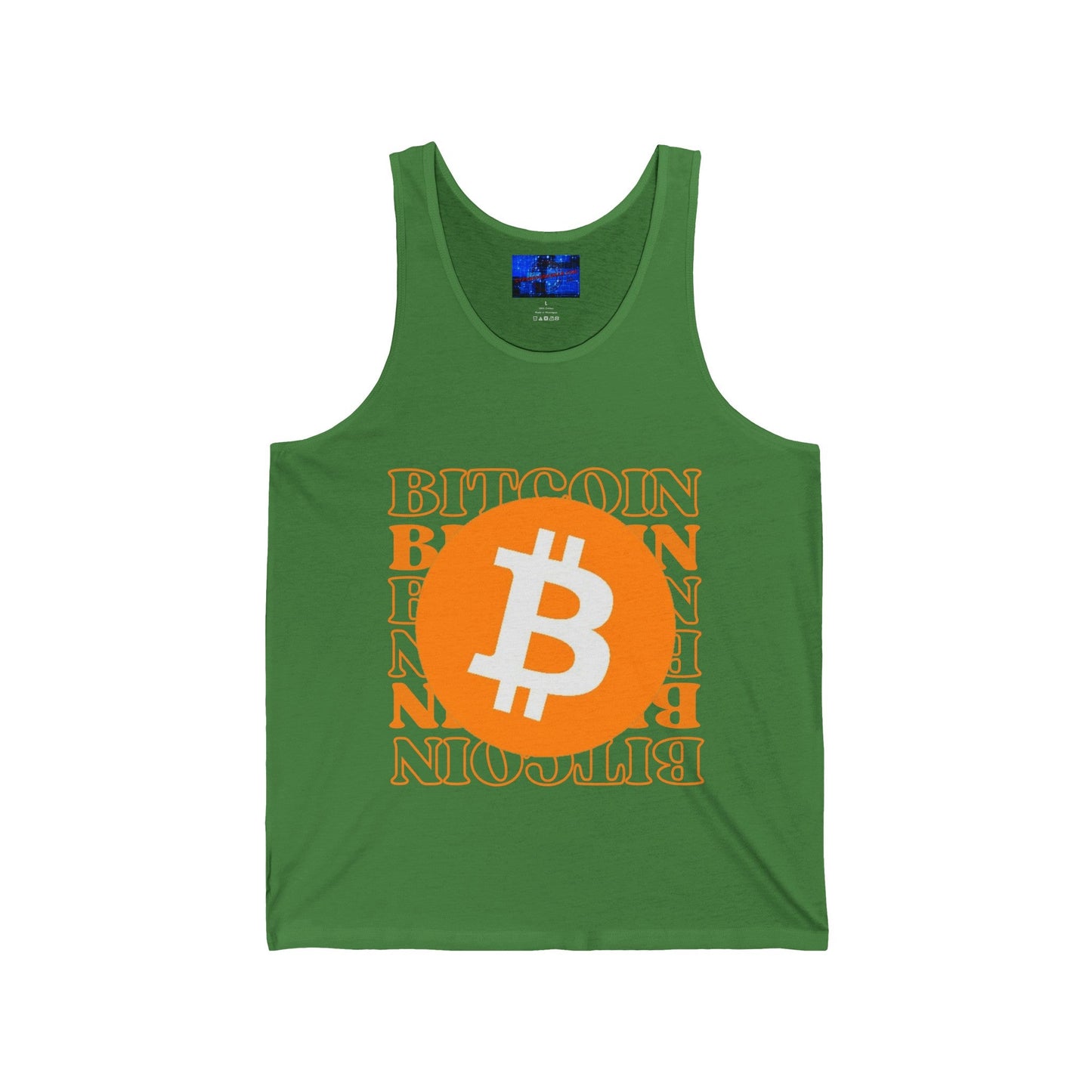 Bitcoin Bitcoin Bitcoin (BTC) Unisex Jersey Tank Top by cypherpunkgear – cypherpunkgear.com | Cypherpunk Merch