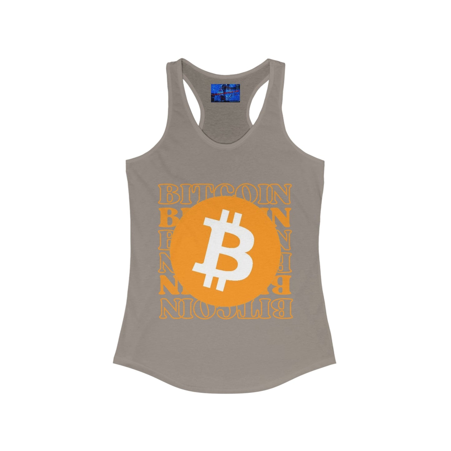 Bitcoin Bitcoin Bitcoin (BTC) Women's Racerback Tank Top by cypherpunkgear – cypherpunkgear.com | Cypherpunk Merch