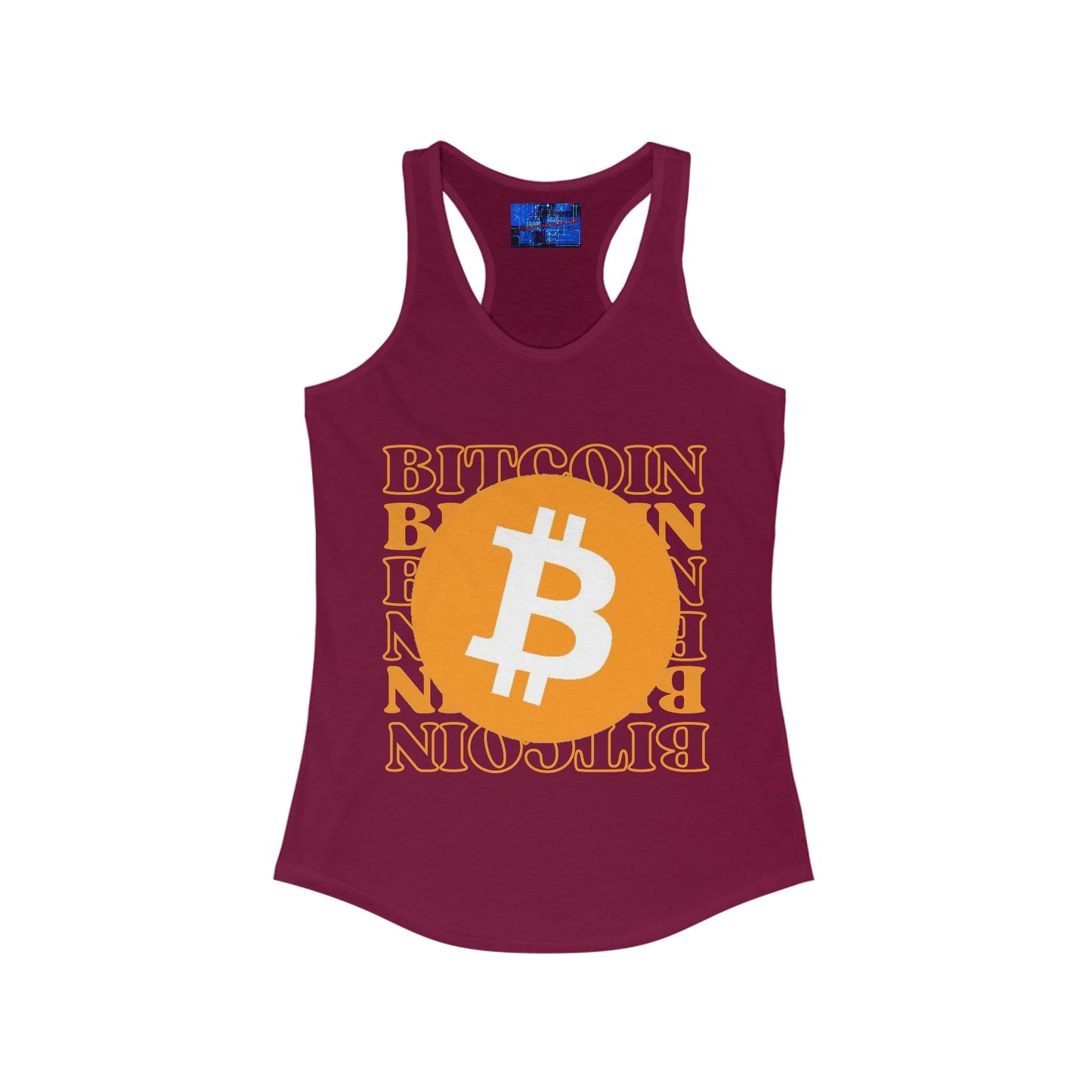 Bitcoin Bitcoin Bitcoin (BTC) Women's Racerback Tank Top by cypherpunkgear – cypherpunkgear.com | Cypherpunk Merch