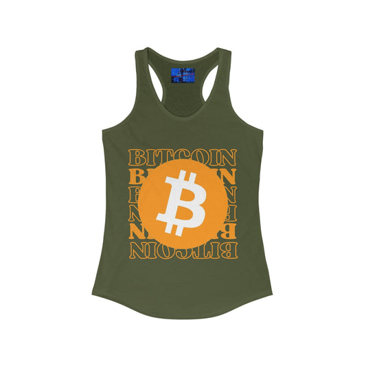 Bitcoin Bitcoin Bitcoin (BTC) Women's Racerback Tank Top by cypherpunkgear – cypherpunkgear.com | Cypherpunk Merch
