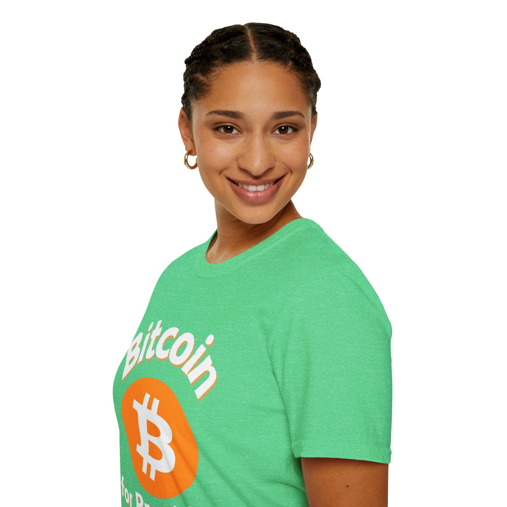 Bitcoin (BTC) for President DKcolors Unisex T-Shirt by cypherpunkgear – cypherpunkgear.com | Cypherpunk Merch