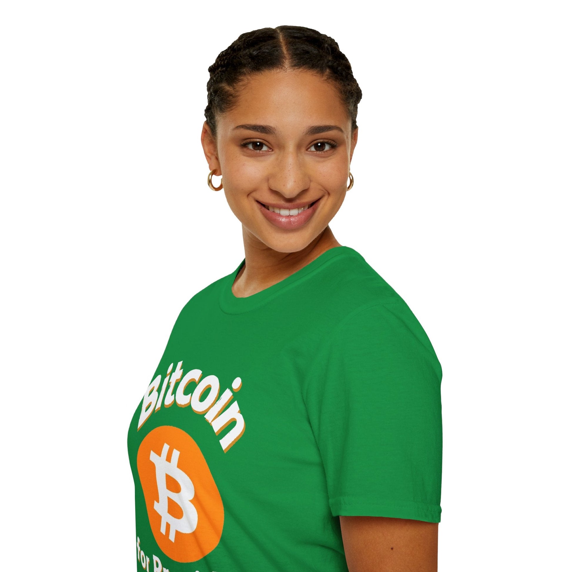 Bitcoin (BTC) for President DKcolors Unisex T-Shirt by cypherpunkgear – cypherpunkgear.com | Cypherpunk Merch