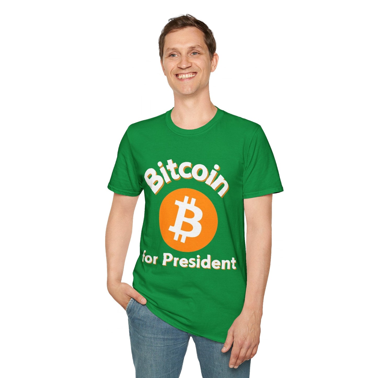 Bitcoin (BTC) for President DKcolors Unisex T-Shirt by cypherpunkgear – cypherpunkgear.com | Cypherpunk Merch