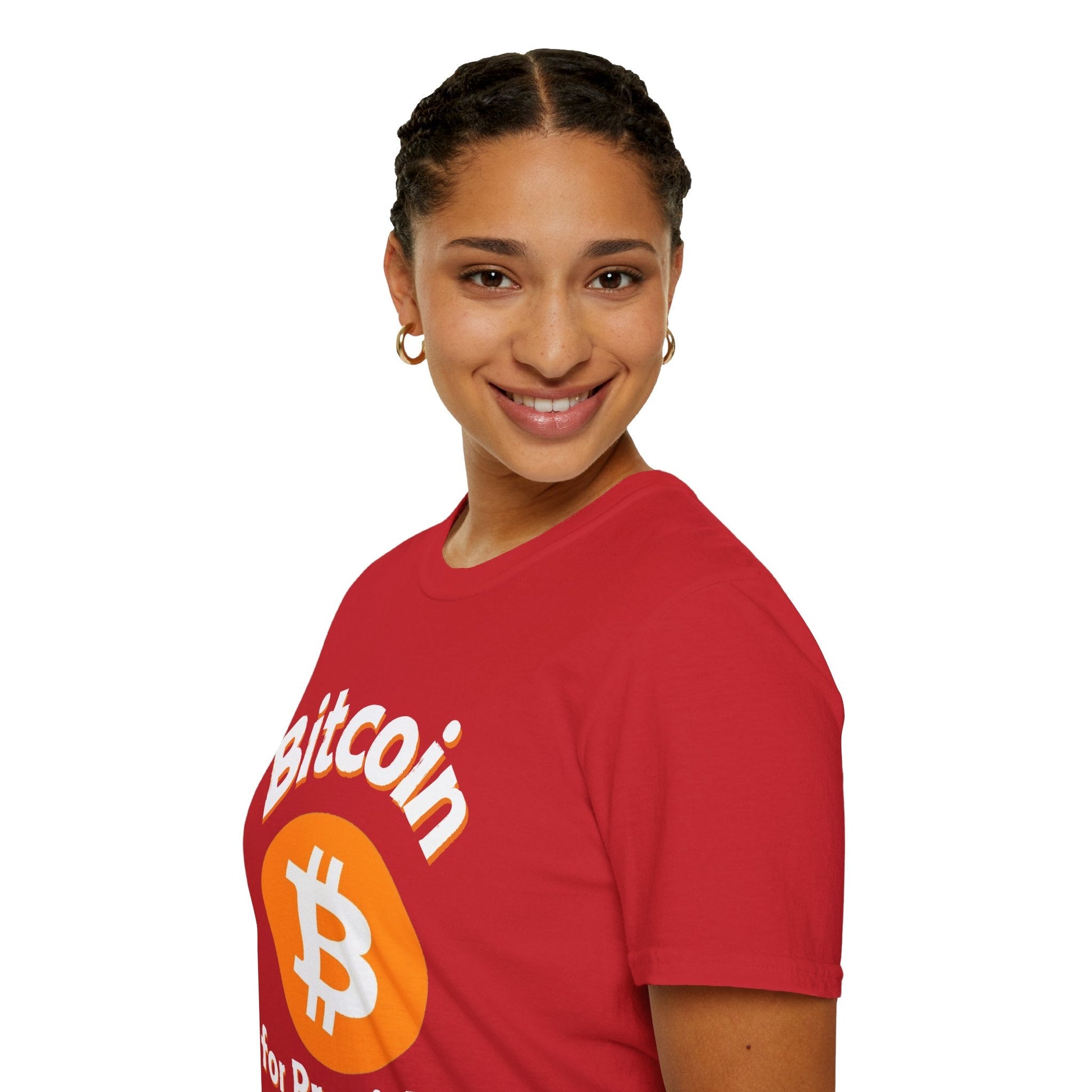 Bitcoin (BTC) for President DKcolors Unisex T-Shirt by cypherpunkgear – cypherpunkgear.com | Cypherpunk Merch