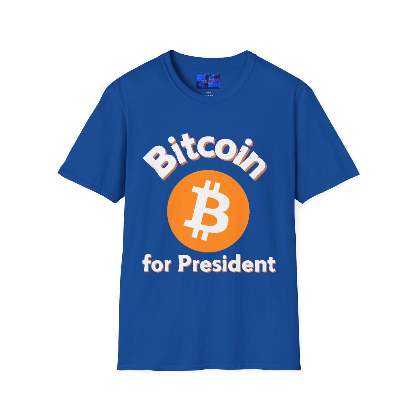 Bitcoin (BTC) for President DKcolors Unisex T-Shirt by cypherpunkgear – cypherpunkgear.com | Cypherpunk Merch