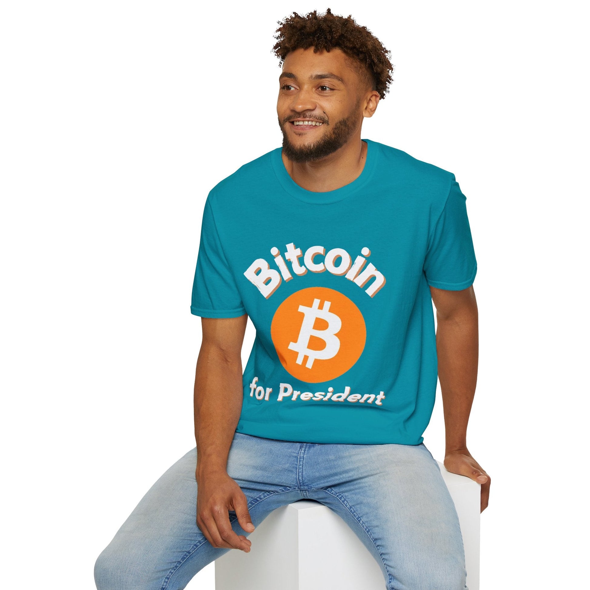 Bitcoin (BTC) for President DKcolors Unisex T-Shirt by cypherpunkgear – cypherpunkgear.com | Cypherpunk Merch