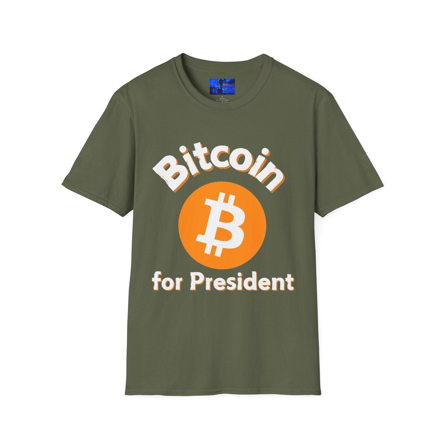 Bitcoin (BTC) for President DKcolors Unisex T-Shirt by cypherpunkgear – cypherpunkgear.com | Cypherpunk Merch